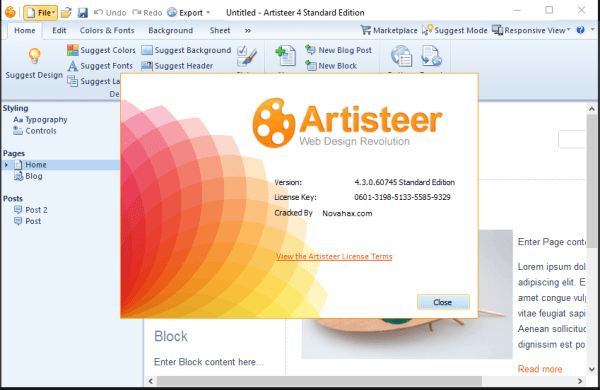  Artisteer Crack + License key 4.4 Free Download [Update]